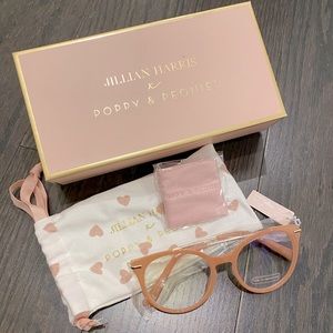 Jillian Harris Poppy & Peonies Blue light glasses